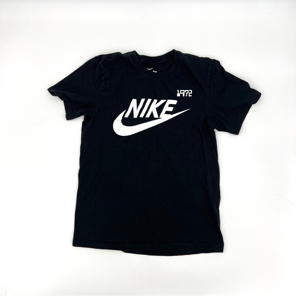 Nike Black T-Shirt with White Logo